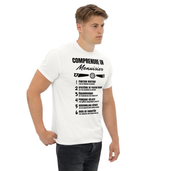 T-shirt Homme "Comprendre un Menuisier" - L'humour qui taille dans le vif ! 🪚 – Image 3