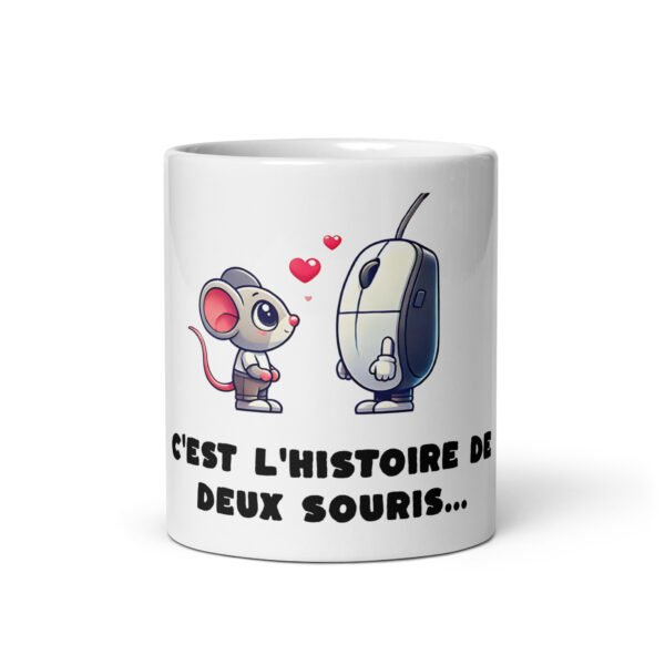 🖱️ Mug “C’est l’histoire de deux souris…” – Le cadeau pour les geeks de l'informatique