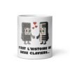 🎹 Mug “C’est l’histoire de deux claviers…” – Le Mug qui fait vibrer les codeurs et les musiciens