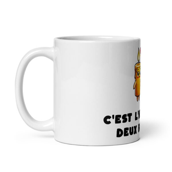 🔧 Mug “C’est l’histoire de deux bougies…” – Le cadeau qui fait des étincelles chez les mécanos ! – Image 3