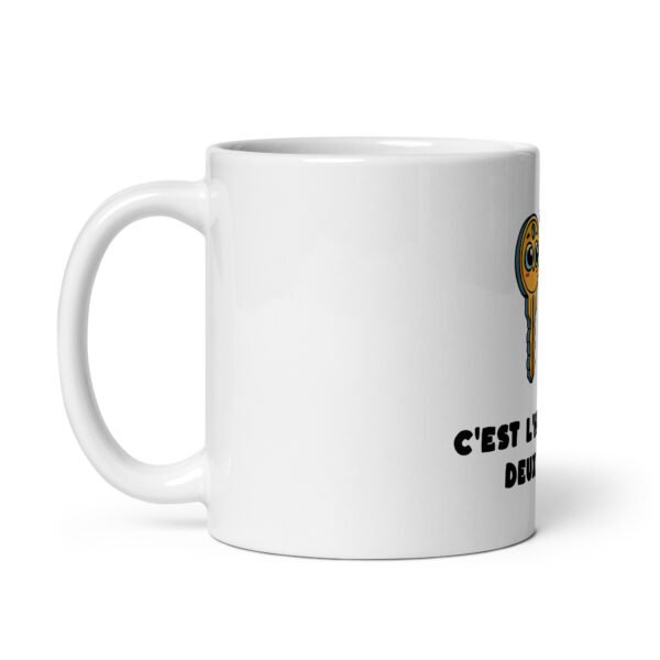 🔑 Mug “C’est l’histoire de deux clés…” – Le Mug parfait pour les rois du cadenas et les boss de l'informatique – Image 3