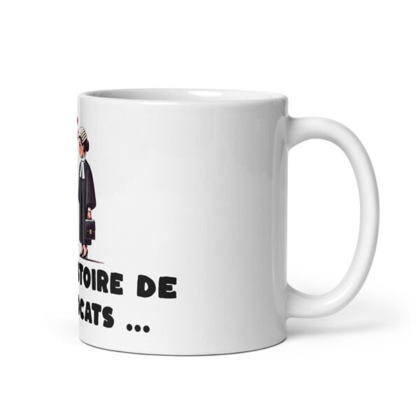 🥑 Mug “C’est l’histoire de deux avocats…” – Un cadeau à double sens pour les pros du barreau (et les fans de guacamole) – Image 2