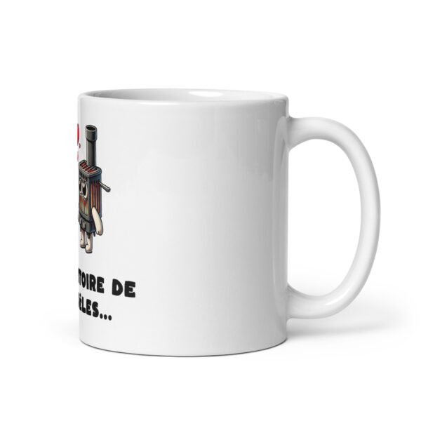 🔥 Mug “C’est l’histoire de deux poêles…” – Le cadeau chaudement recommandé par les pros de la cuisine – Image 2