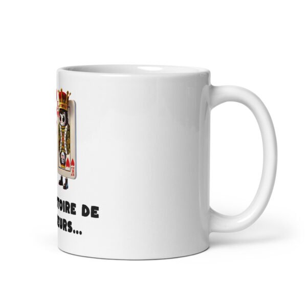 ❤️ Mug “C’est l’histoire de deux cœurs…” – Le cadeau qui bat pour les docteurs (et les joueurs) – Image 2
