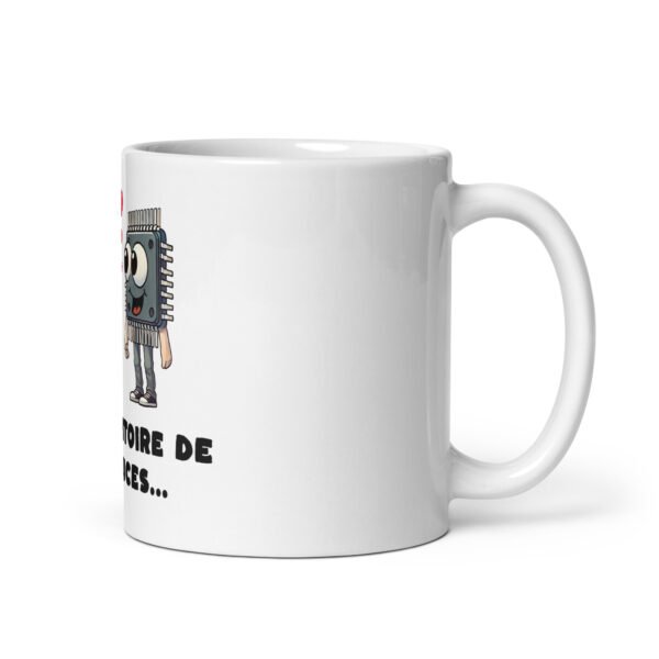 Mug “C’est l’histoire de deux puces…” – Un Mug geek pour informaticien – Image 2