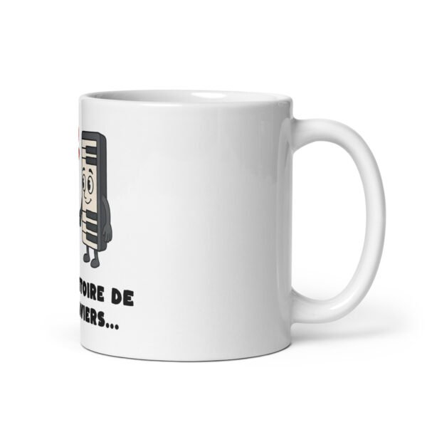 🎹 Mug “C’est l’histoire de deux claviers…” – Le Mug qui fait vibrer les codeurs et les musiciens – Image 2
