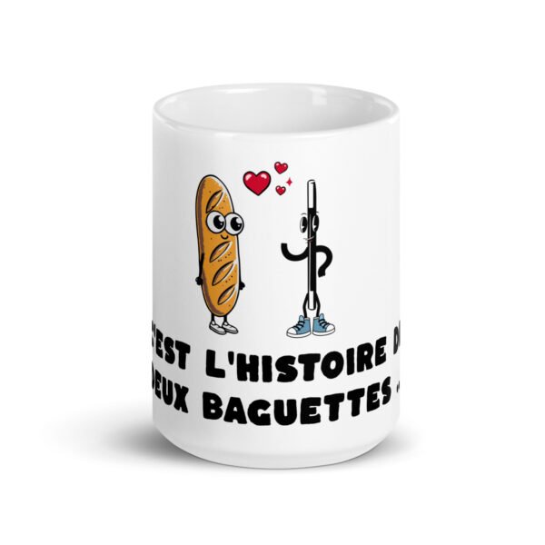 Mug “C’est l’histoire de deux baguettes…” 🥖✨ – Image 6