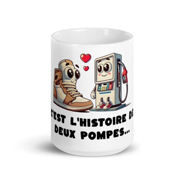 Mug “C’est l’histoire de deux pompes…” 🫣⛽👟 – Image 6