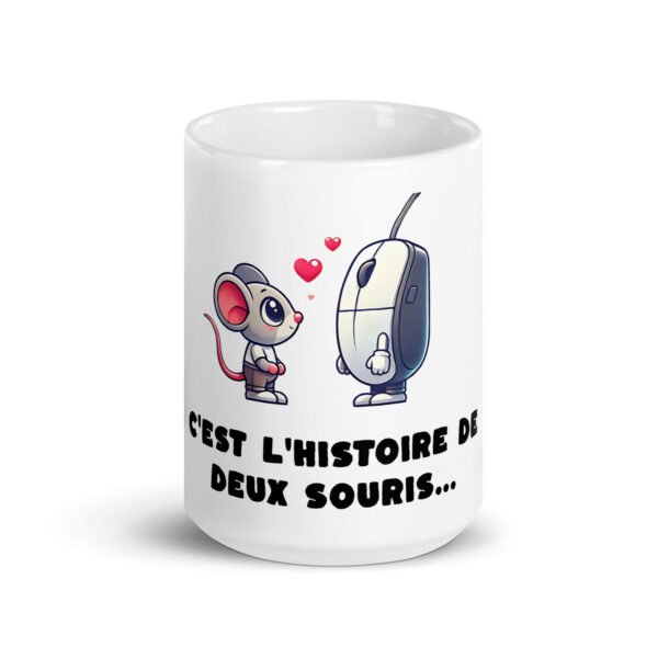 🖱️ Mug “C’est l’histoire de deux souris…” – Le cadeau pour les geeks de l'informatique – Image 6