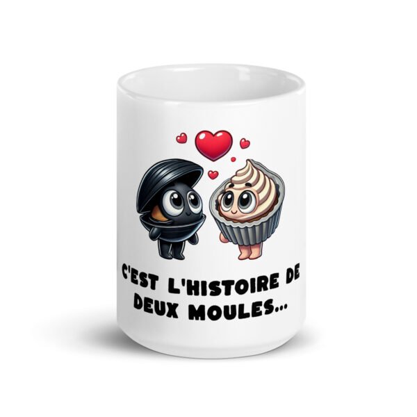 🐚 Mug “C’est l’histoire de deux moules…” – Le cadeau pour les pâtissiers – Image 6
