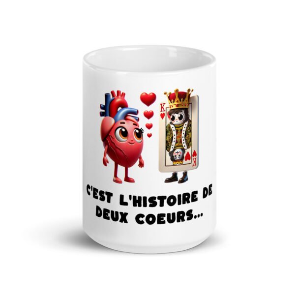 ❤️ Mug “C’est l’histoire de deux cœurs…” – Le cadeau qui bat pour les docteurs (et les joueurs) – Image 6