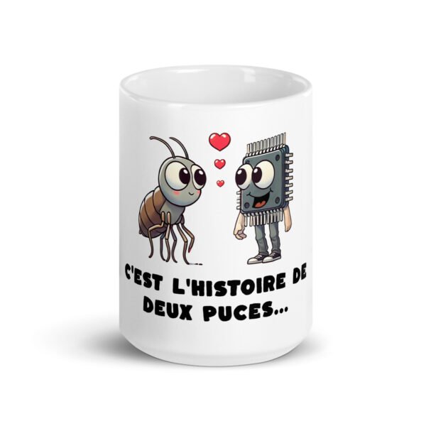 Mug “C’est l’histoire de deux puces…” – Un Mug geek pour informaticien – Image 6