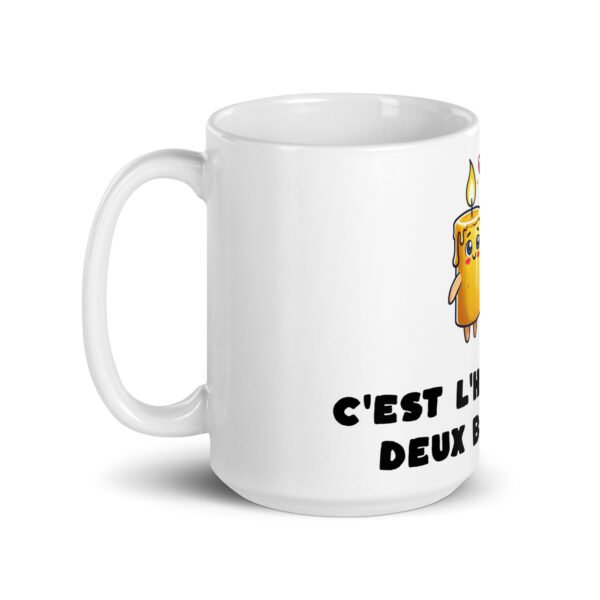 🔧 Mug “C’est l’histoire de deux bougies…” – Le cadeau qui fait des étincelles chez les mécanos ! – Image 5