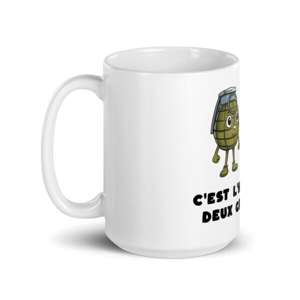 💥 Mug “C’est l’histoire de deux grenades…” – Un Mug explosif pour les pros de la défense – Image 5