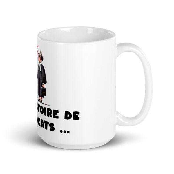 🥑 Mug “C’est l’histoire de deux avocats…” – Un cadeau à double sens pour les pros du barreau (et les fans de guacamole) – Image 4
