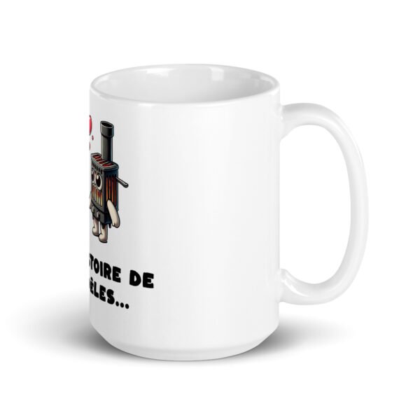 🔥 Mug “C’est l’histoire de deux poêles…” – Le cadeau chaudement recommandé par les pros de la cuisine – Image 4