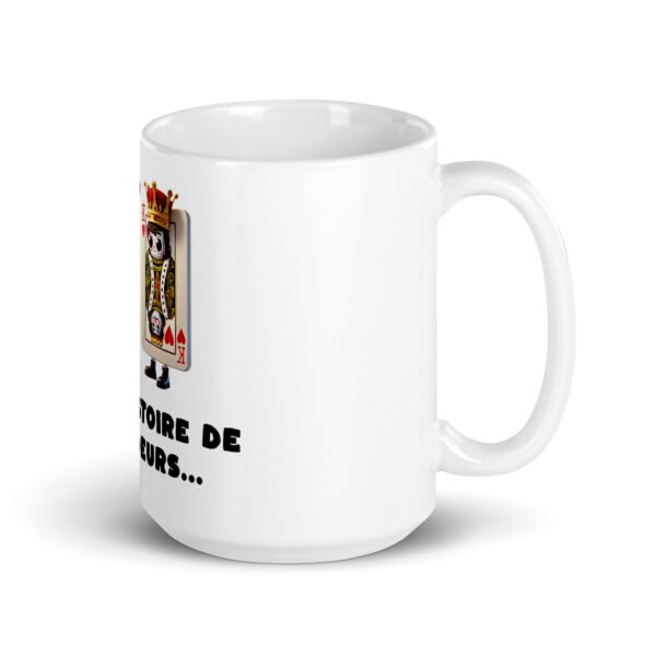 ❤️ Mug “C’est l’histoire de deux cœurs…” – Le cadeau qui bat pour les docteurs (et les joueurs) – Image 4