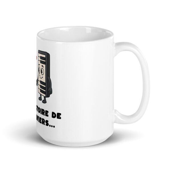 🎹 Mug “C’est l’histoire de deux claviers…” – Le Mug qui fait vibrer les codeurs et les musiciens – Image 4