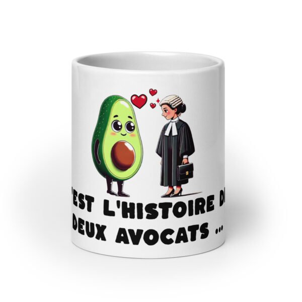 🥑 Mug “C’est l’histoire de deux avocats…” – Un cadeau à double sens pour les pros du barreau (et les fans de guacamole) – Image 9