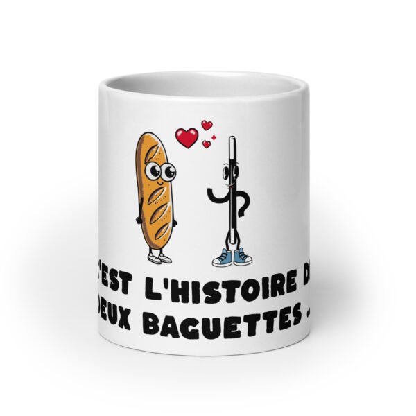 Mug “C’est l’histoire de deux baguettes…” 🥖✨ – Image 9