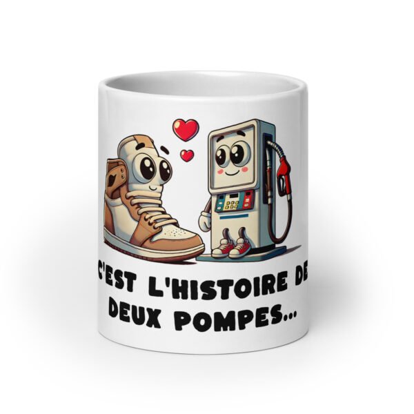 Mug “C’est l’histoire de deux pompes…” 🫣⛽👟 – Image 9