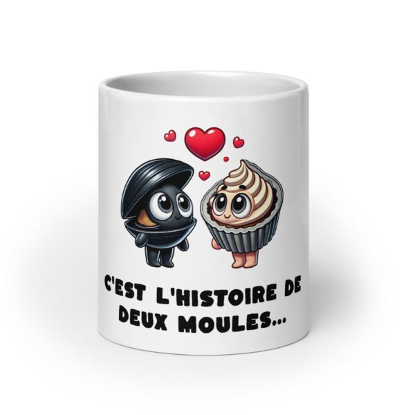 🐚 Mug “C’est l’histoire de deux moules…” – Le cadeau pour les pâtissiers – Image 9