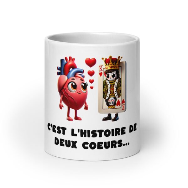 ❤️ Mug “C’est l’histoire de deux cœurs…” – Le cadeau qui bat pour les docteurs (et les joueurs) – Image 9