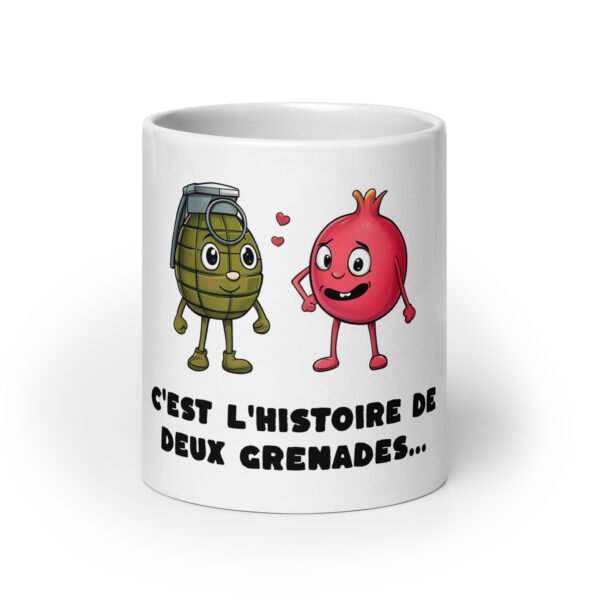 💥 Mug “C’est l’histoire de deux grenades…” – Un Mug explosif pour les pros de la défense – Image 9
