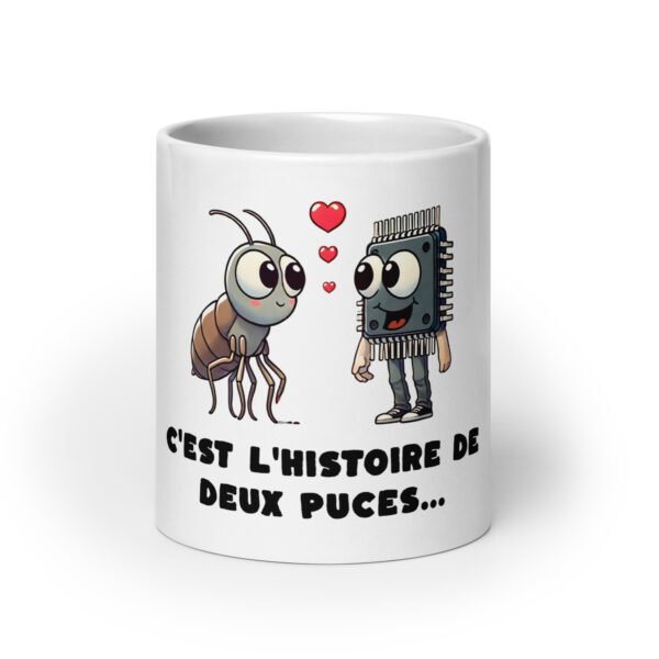 Mug “C’est l’histoire de deux puces…” – Un Mug geek pour informaticien – Image 9