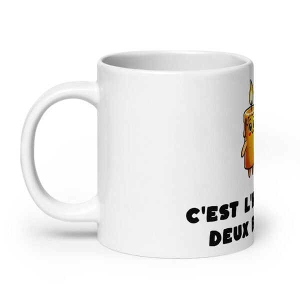 🔧 Mug “C’est l’histoire de deux bougies…” – Le cadeau qui fait des étincelles chez les mécanos ! – Image 8