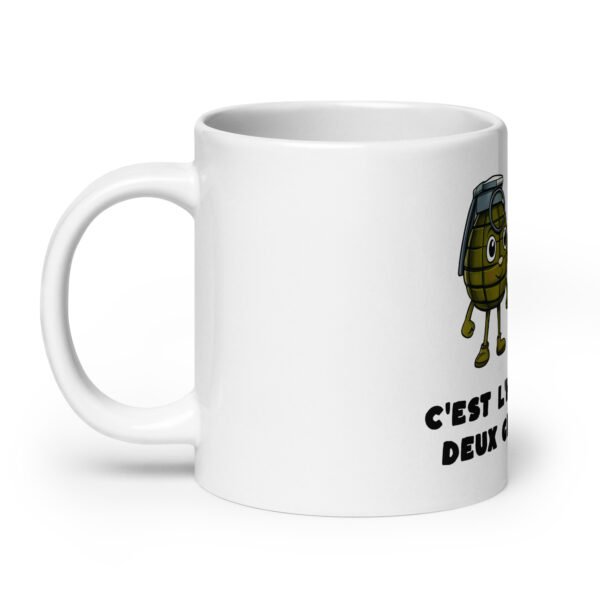 💥 Mug “C’est l’histoire de deux grenades…” – Un Mug explosif pour les pros de la défense – Image 8