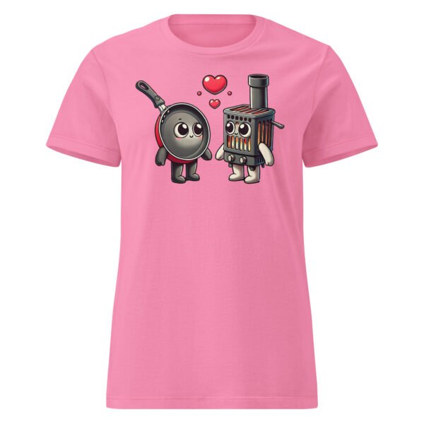 T-SHIRT Femme "AMOUR ENTRE POÊLES" : QUAND CUISINE ET CHAUFFAGE FONT DES ÉTINCELLES ! 🔥❤️ – Image 13