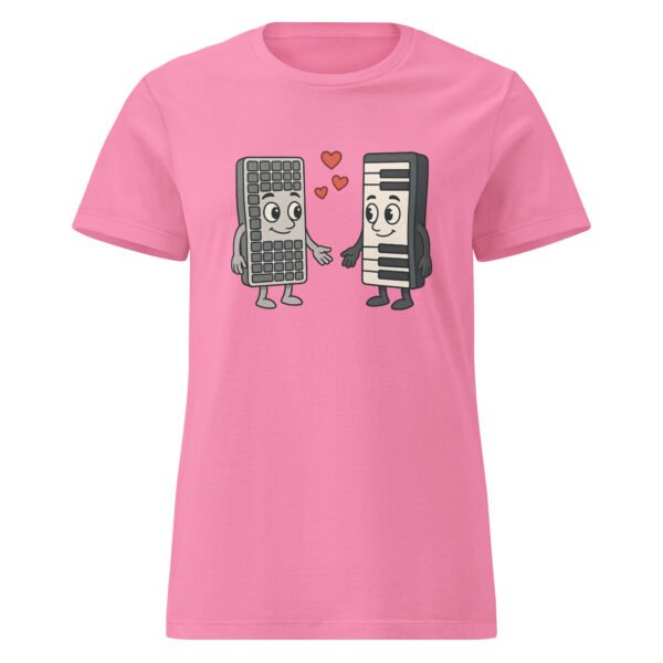 T-shirt Femme "Claviers Amoureux" - Cadeau geek pour informaticienne et musicienne 🎹💻 – Image 13
