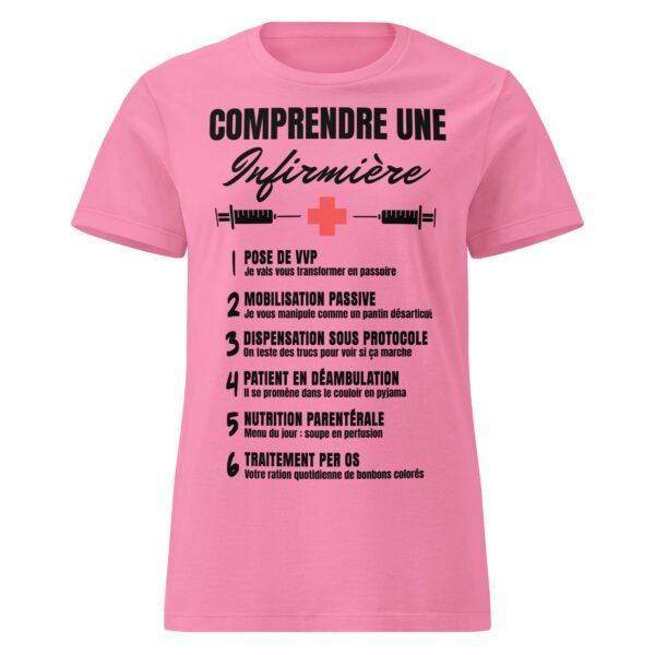 T-shirt Femme "Comprendre une Infirmière" - Le Décodeur du Jargon Médical 🏥👩‍⚕️ – Image 6