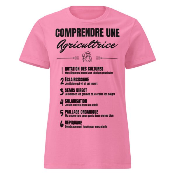 T-SHIRT FEMME "COMPRENDRE UNE AGRICULTRICE" - DÉCRYPTEZ LE LANGAGE SECRET DU POTAGER ! 🌱 – Image 15