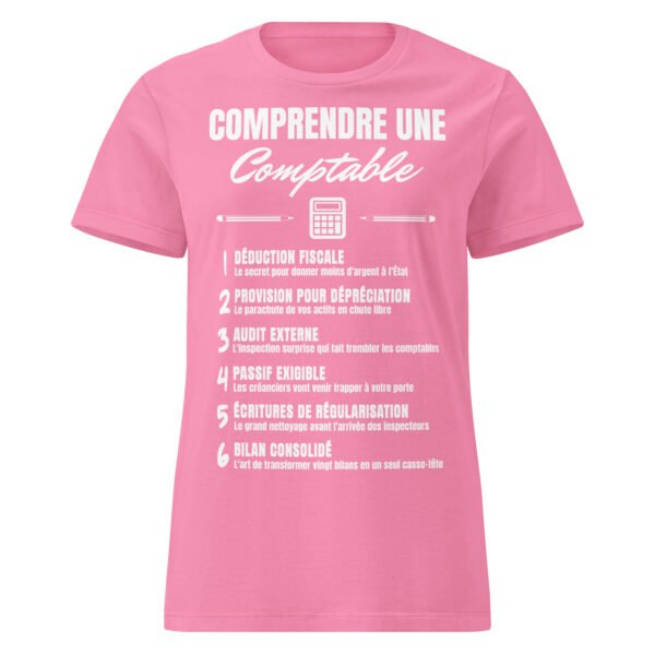 T-shirt Femme "Comprendre une Comptable" - Le Décodeur du Jargon Comptable 🧮 – Image 12
