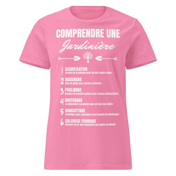 T-shirt Femme "Comprendre une Jardinière Paysagiste" - Le jargon décrypté 🌱 – Image 11