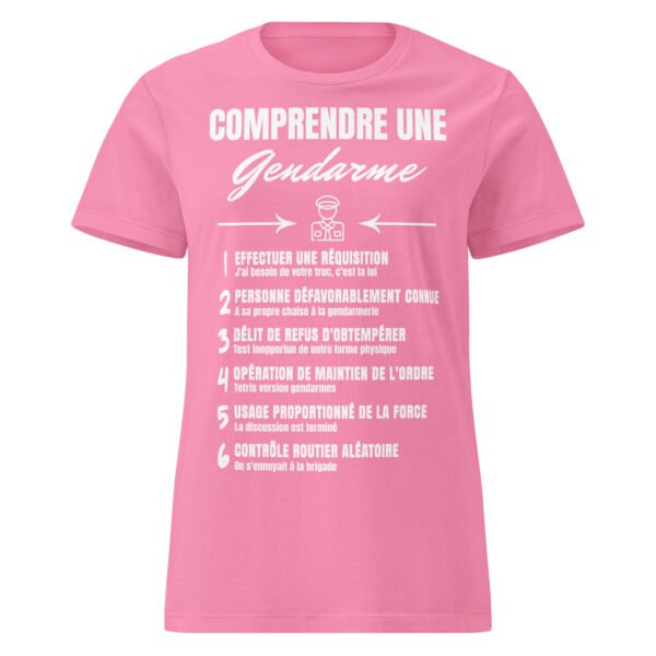 T-shirt Femme "Comprendre une Gendarme" - Le Jargon hilarant des forces de l’ordre – Image 12