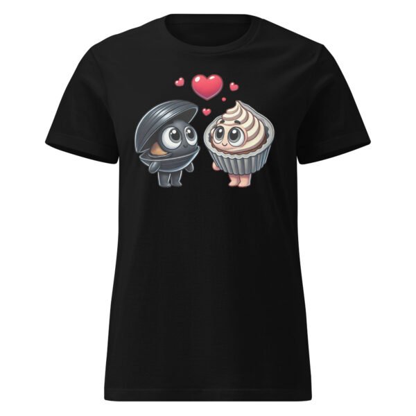 T-shirt Femme "L'amour entre deux Moules" - Cadeau Humour pour les Passionnées de Cuisine🧁🐚 – Image 5
