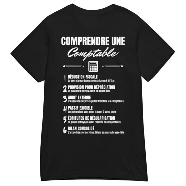 T-shirt Femme "Comprendre une Comptable" - Le Décodeur du Jargon Comptable 🧮 – Image 2