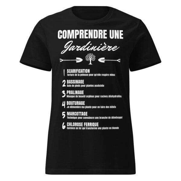 T-shirt Femme "Comprendre une Jardinière Paysagiste" - Le jargon décrypté 🌱