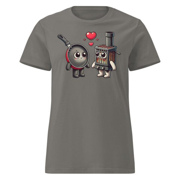 T-SHIRT Femme "AMOUR ENTRE POÊLES" : QUAND CUISINE ET CHAUFFAGE FONT DES ÉTINCELLES ! 🔥❤️ – Image 11
