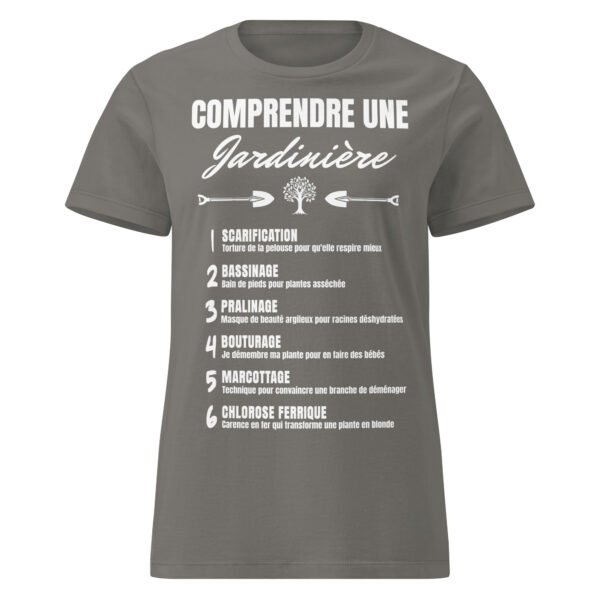 T-shirt Femme "Comprendre une Jardinière Paysagiste" - Le jargon décrypté 🌱 – Image 9