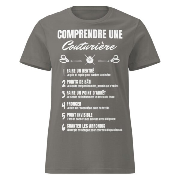 T-shirt Femme "Comprendre une Couturière" - L'humour décousu ! 🧵✂️ – Image 10