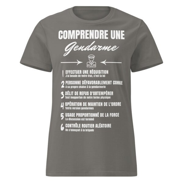 T-shirt Femme "Comprendre une Gendarme" - Le Jargon hilarant des forces de l’ordre – Image 10