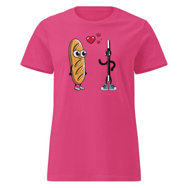 T-shirt Femme "Amour entre baguettes" - Quand deux baguettes se rencontrent 🥖✨ – Image 10