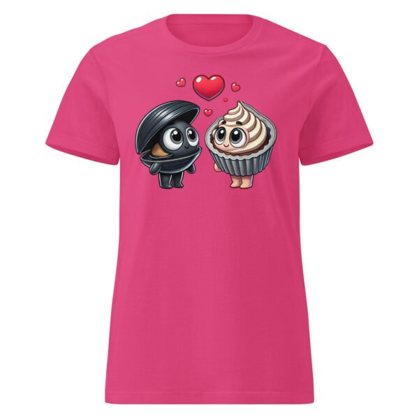 T-shirt Femme "L'amour entre deux Moules" - Cadeau Humour pour les Passionnées de Cuisine🧁🐚 – Image 10