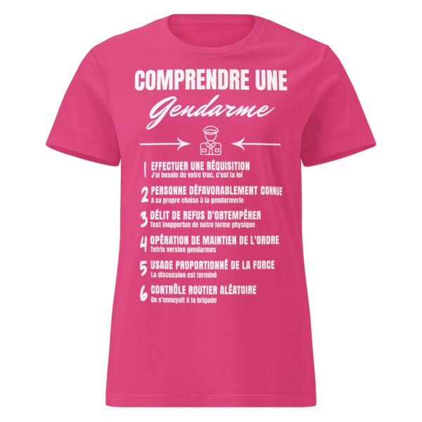 T-shirt Femme "Comprendre une Gendarme" - Le Jargon hilarant des forces de l’ordre – Image 9
