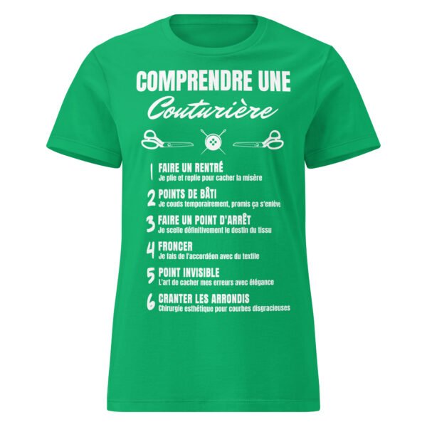 T-shirt Femme "Comprendre une Couturière" - L'humour décousu ! 🧵✂️ – Image 11