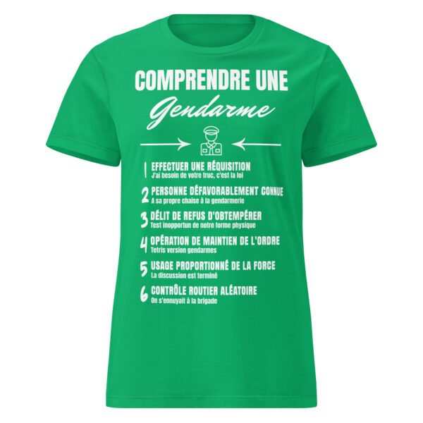 T-shirt Femme "Comprendre une Gendarme" - Le Jargon hilarant des forces de l’ordre – Image 11